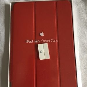 Red iPad mini smart case